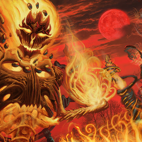 Art: Flaming Nightmare Mage