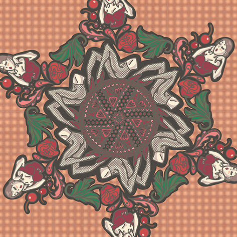 Art: Cherry Lady Mandala