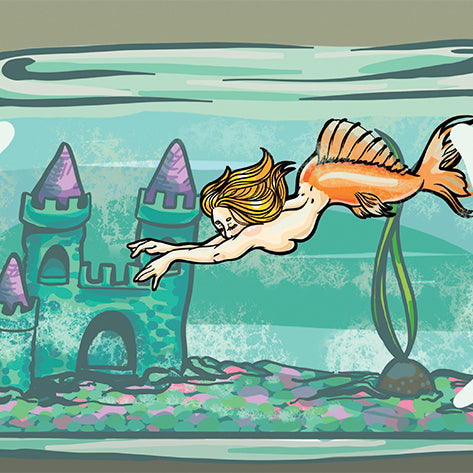 Art: Fishbowl Mermaid