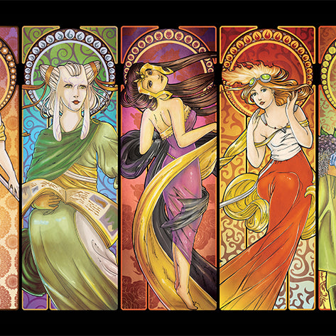 Art: Art Nouveau Walkers