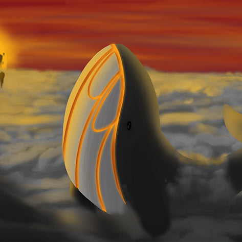 Art: Grey Sky Whale