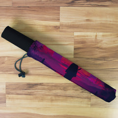 Geisha In The Neon Moonlight Playmat Bag