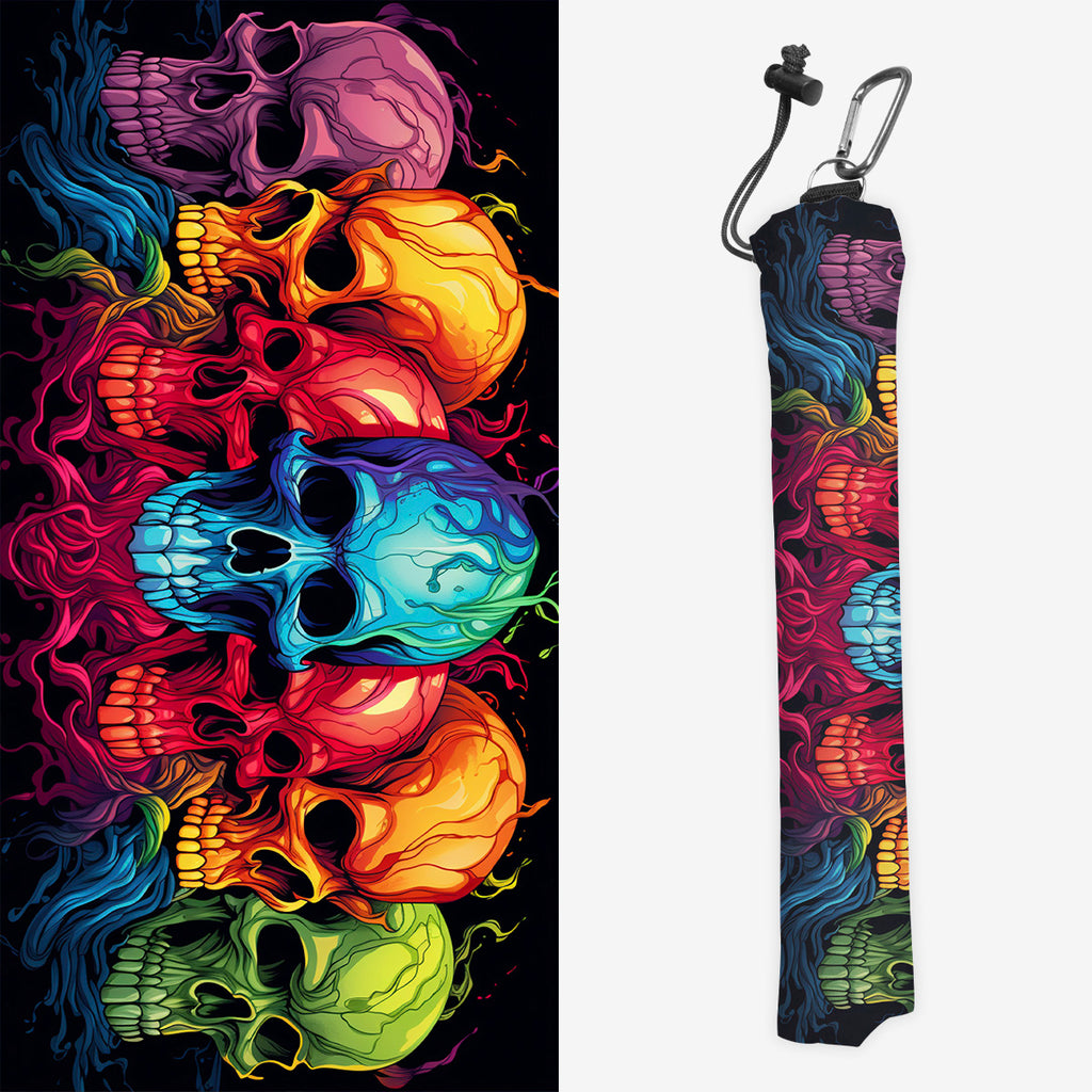 Rainbow Skulls Playmat Bag