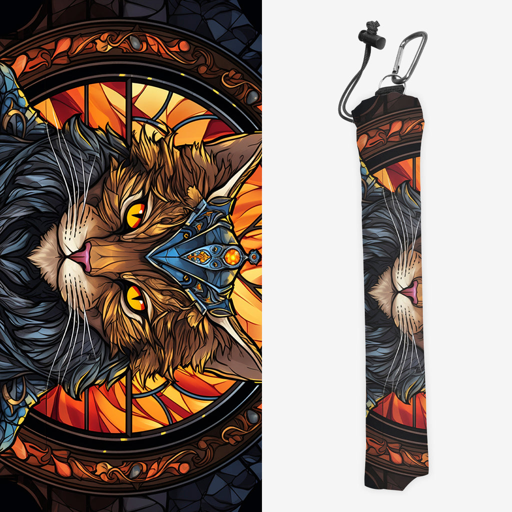 Royal Cat Stained Glass Playmat Bag