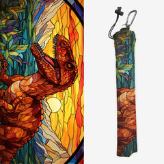 Stained Glass T-Rex Playmat Bag