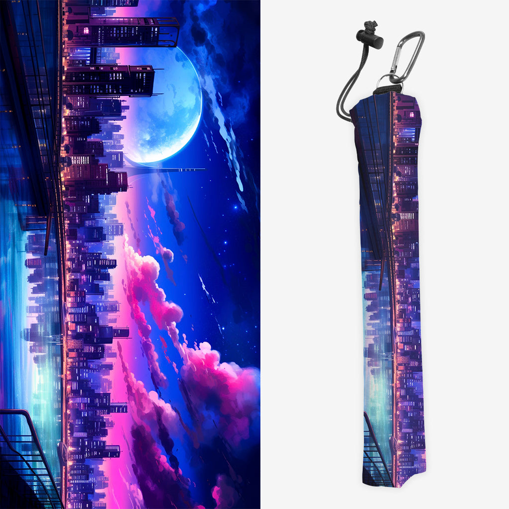 Violet Skyline Playmat Bag