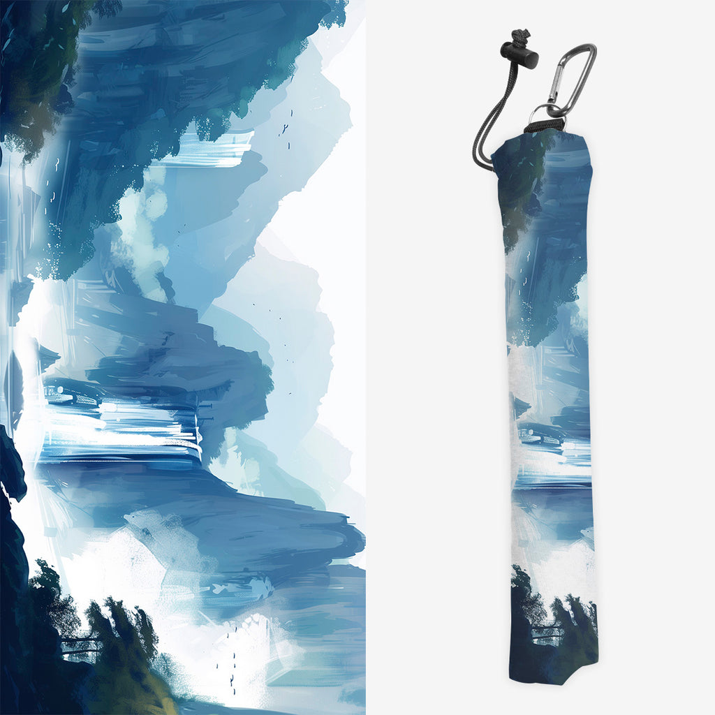 Watercolor Waterfall Playmat Bag