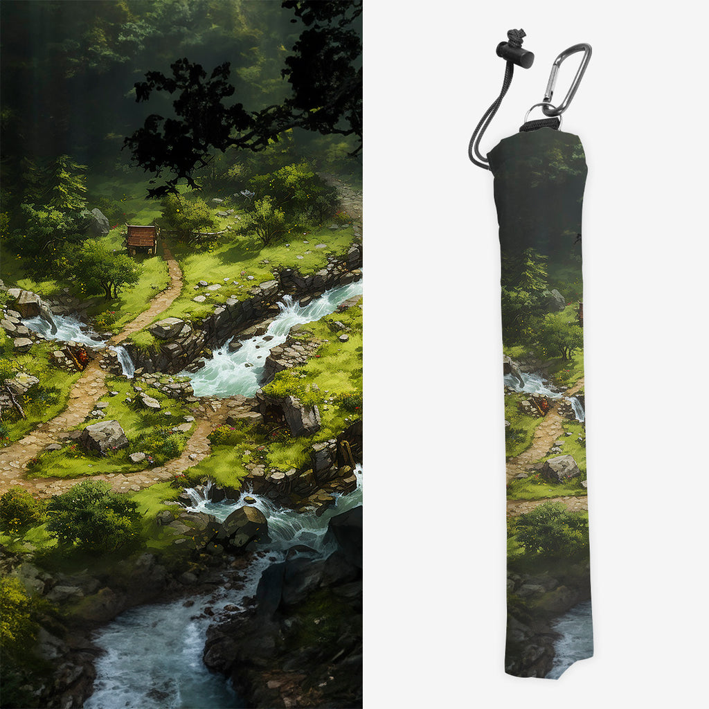 Road to the Woodcutters Cabin Playmat Bag