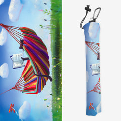 Cat Chilling in a Hammock Playmat Bag