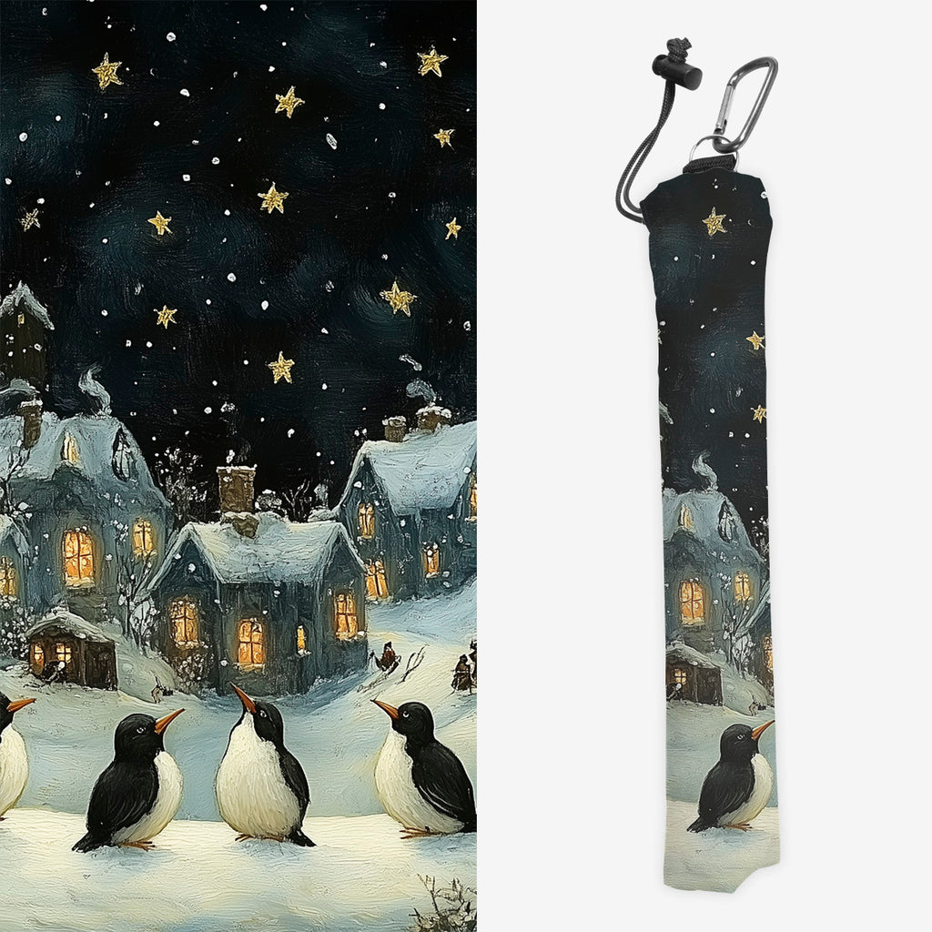 Festive Penguins Playmat Bag