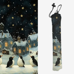 Festive Penguins Playmat Bag