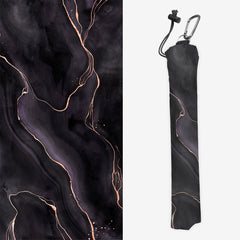 Black Gold Granite Playmat Bag