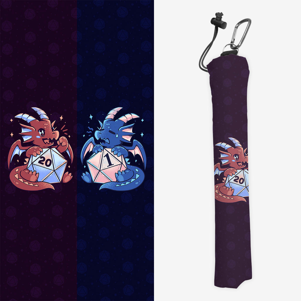 Red And Blue Dragons Playmat Bag