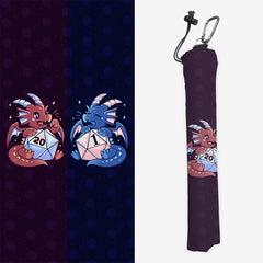 Red And Blue Dragons Playmat Bag