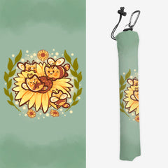 Sunflower Cat Bees Playmat Bag