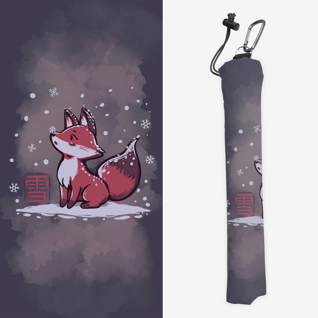 Winter Snow Fox Playmat Bag