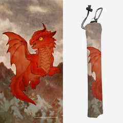 Red Wyrmling Dragon Playmat Bag