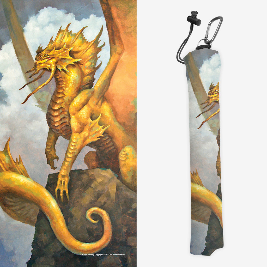 Ancient Gold Dragon Playmat Bag