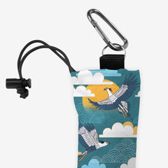 Bold Oriental Style Secretary Birds Playmat Bag