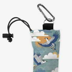 Bold Oriental Style Secretary Birds Playmat Bag