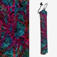 Neon Topographical Map Playmat Bag