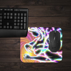 Aurora Borealis Woman Mousepad