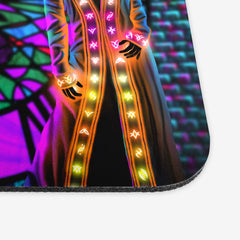 Neon Enchantress Mousepad