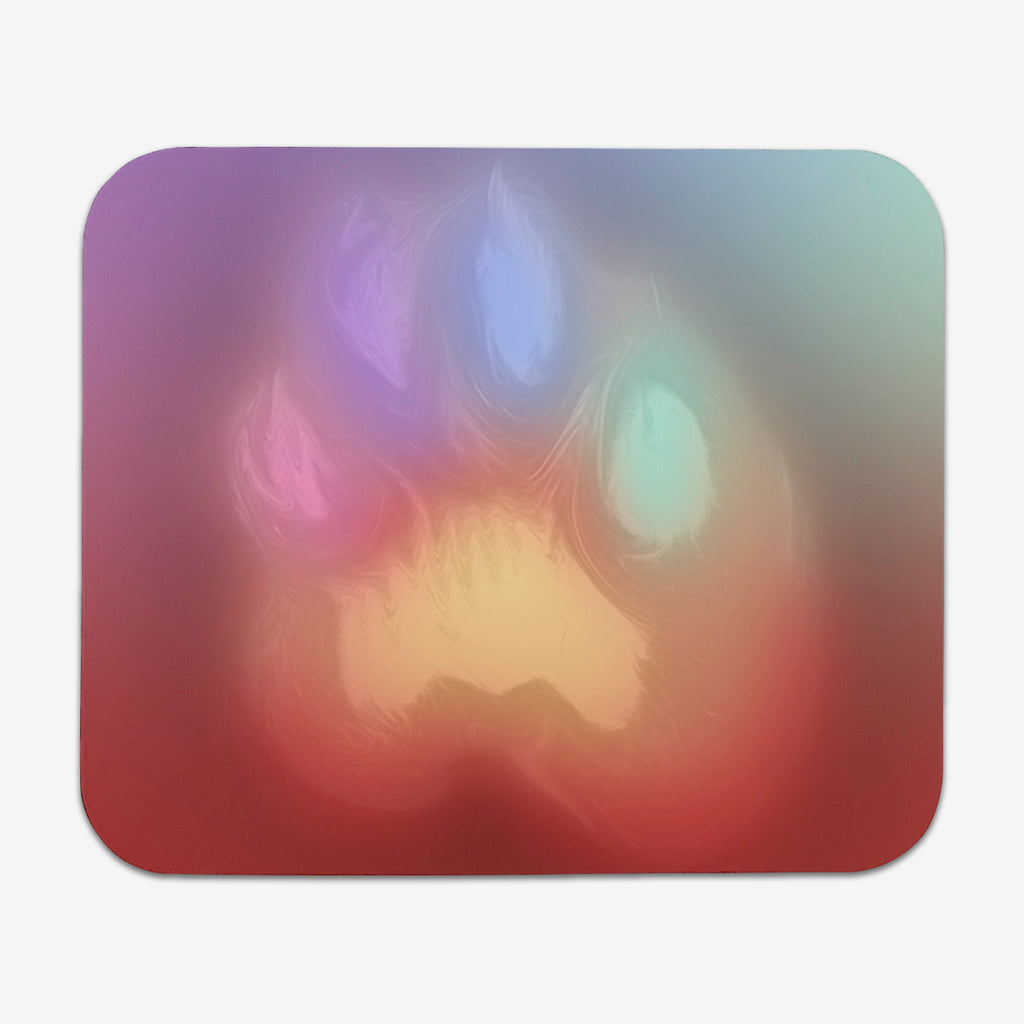 Neon Fire Beans Mousepad