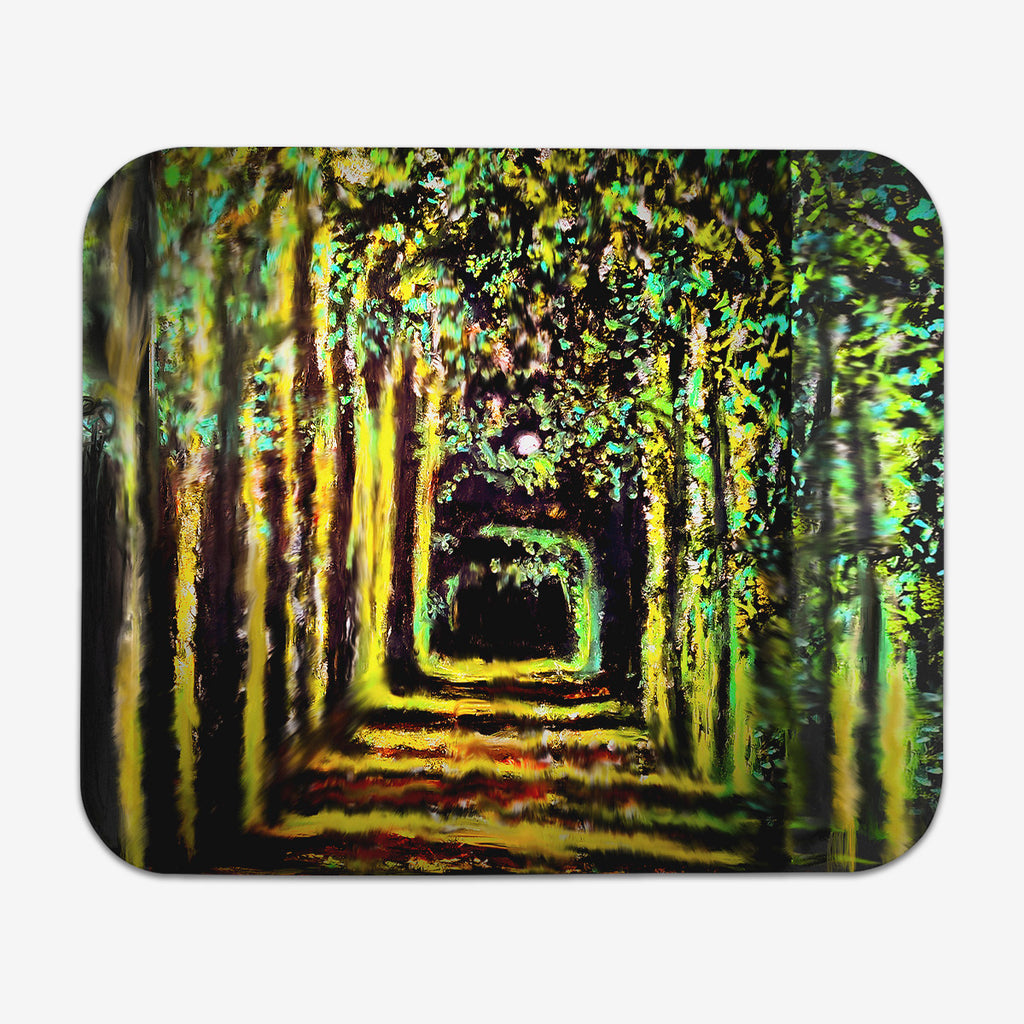 Yellow Maze Mousepad