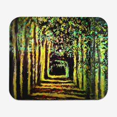 Yellow Maze Mousepad