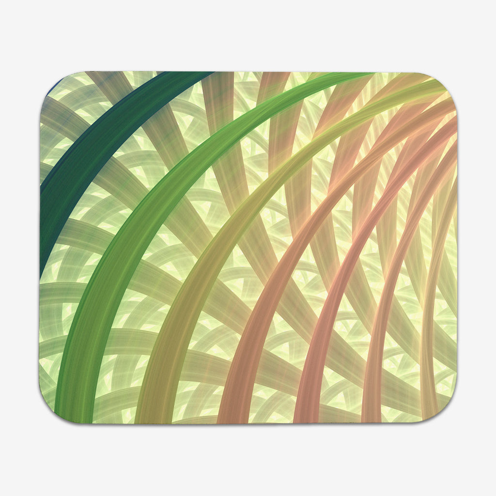 Green Archways Mousepad