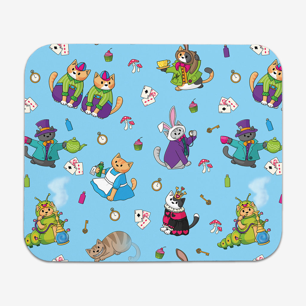 Alice in Wonderland Cats Mousepad