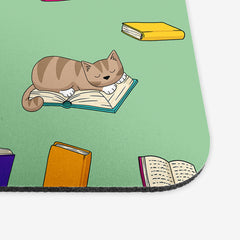 Book Cats Pattern Mousepad