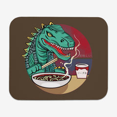 Dinosaur Eating Ramen Mousepad