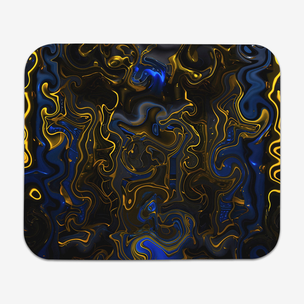 Marble Gold Fluid Art Mousepad