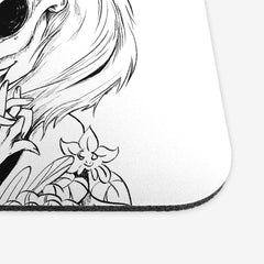 Fox Skull Girl Mousepad