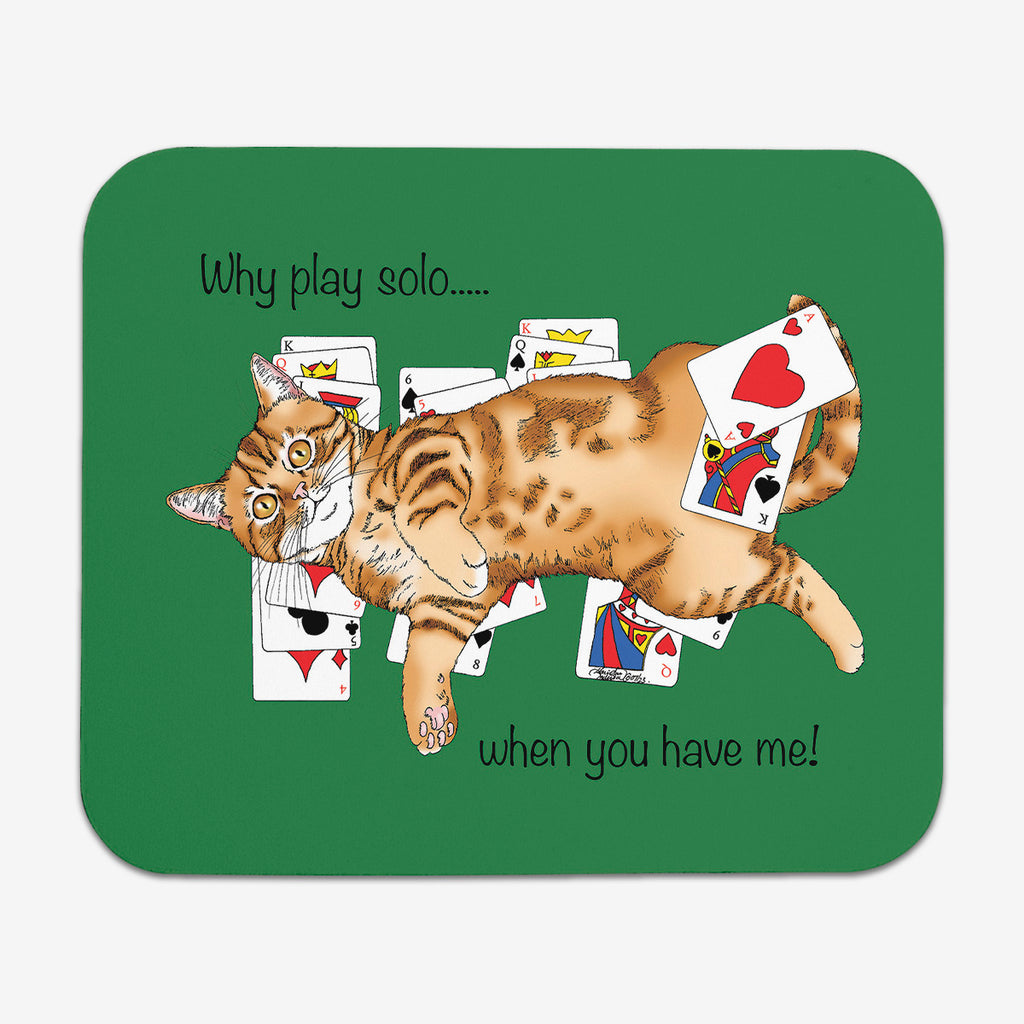 Solitaire Cat Mousepad