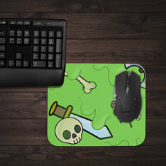 Slimy Remains and Weapons Mousepad
