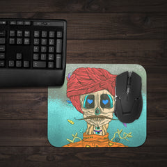 The Red Rural Turban Mousepad