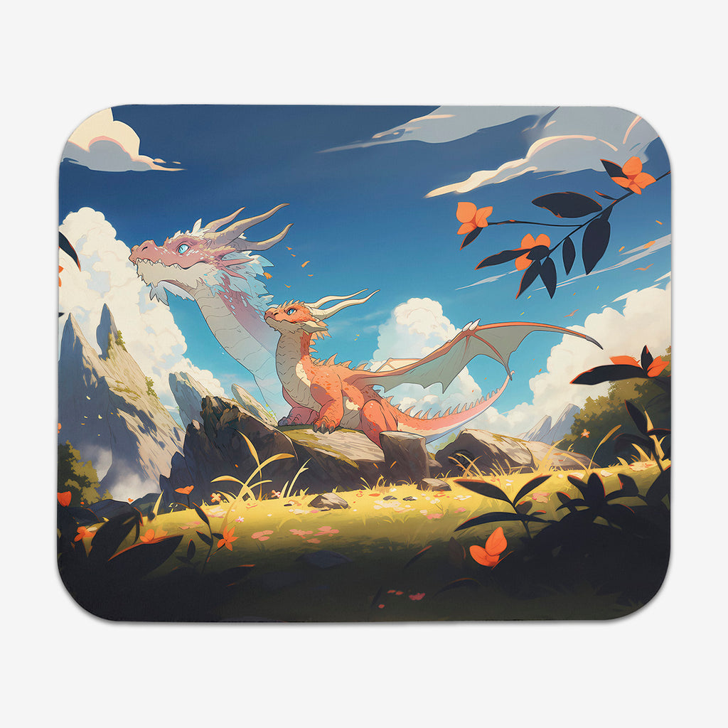 Dragon's First Flight Mousepad