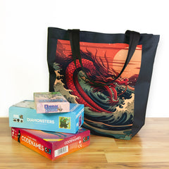 Red Wave Day Tote