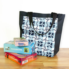 Plaid Snakes Day Tote