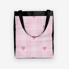 Heart Gingham Day Tote