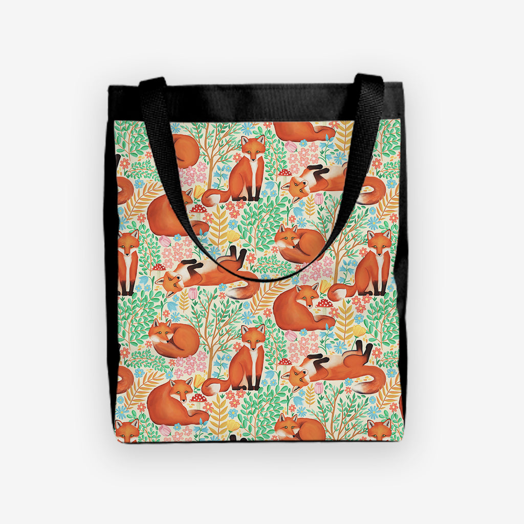 Little Foxes in a Fantasy Forest Day Tote