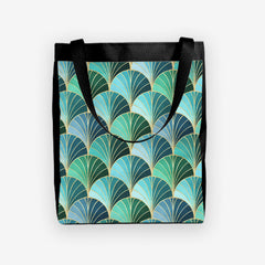 Ocean Inspired Art Deco Scales Day Tote