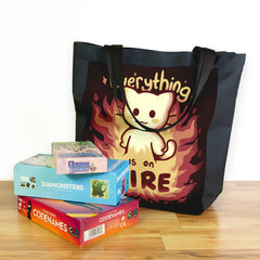 Everything Is On Fire Day Tote