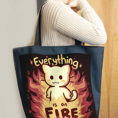 Everything Is On Fire Day Tote