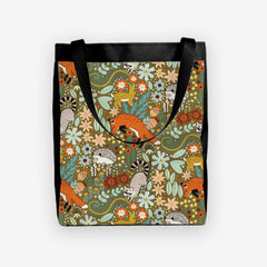Textured Woodland Pattern Day Tote