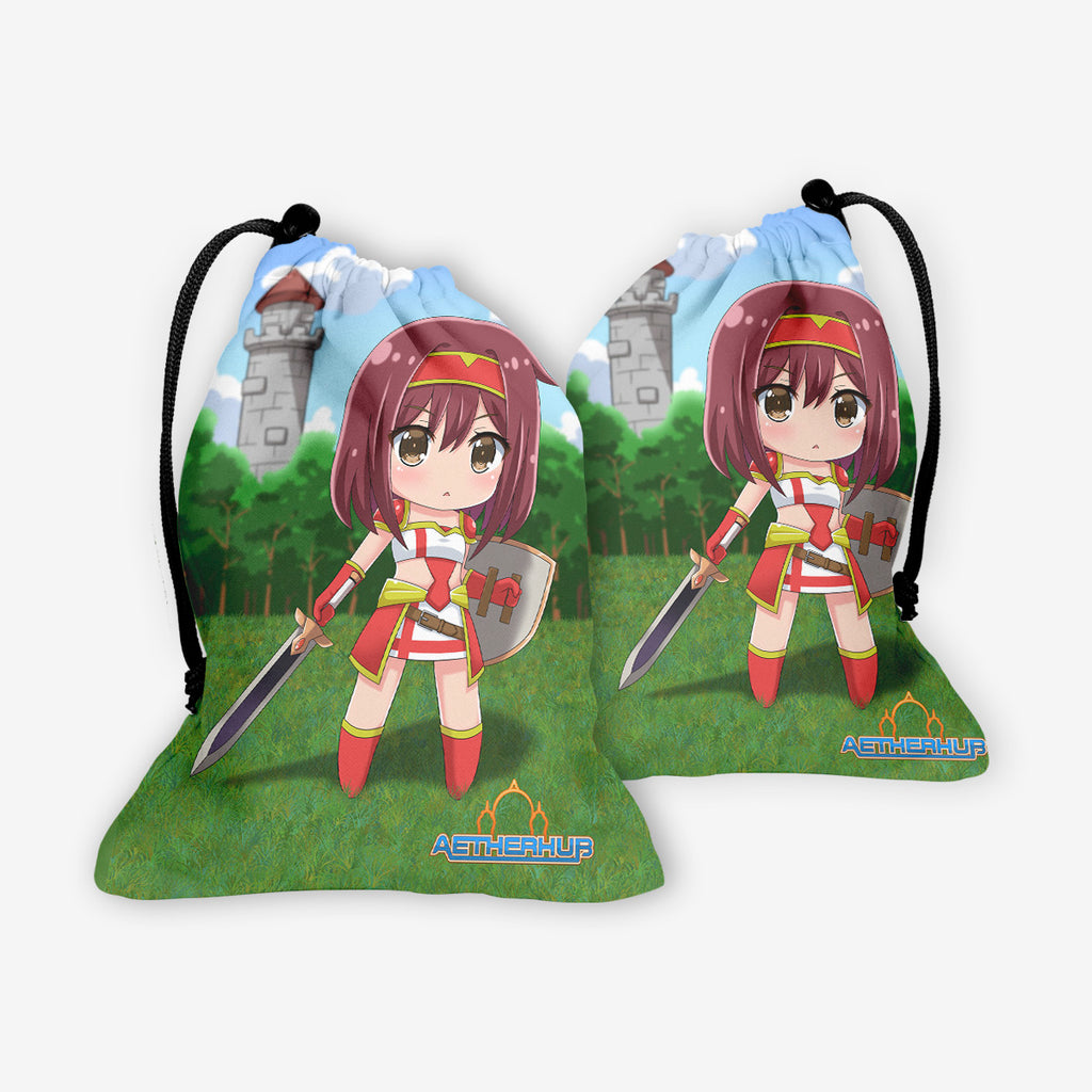 Chibi Soldier Girl Dice Bag