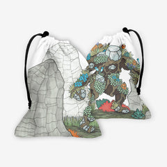 Flower Crystal Elemental Dice Bag
